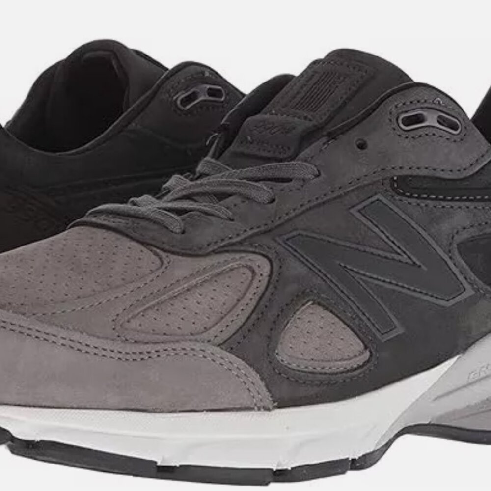 NEW Balance Final Edition USA 8 GREY SNEAKERS 990V4 Running SHOES Black FREE SH